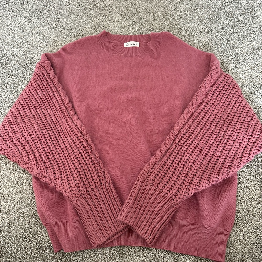 Brand new mauve sweater